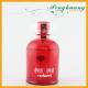 Red Slim Customized Art Glass Perfume Oil Bottles Logo Printed