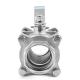 PN16 Stainless Steel Valve DN150 6 Inch SS304 Steam Water Resilient Seated Gate Valve