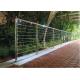 Modern Balcony Stainless Steel Cable Deck Railing System High Pressure Double Crank