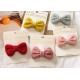Kids girls candy colored DIY INS BB clip bobby pins Cute knotted  fabric hair accessories OEM logo