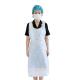 Disposable PE 70x110CM Blue/White Protect Safety Plastic Apron Roll Waterproof Dental Apron Without Sleeve