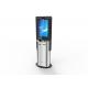 Desktop Self Service Kiosk With 80mm Thermal Printer Passport ID Scanner RFID Card Dispenser