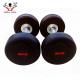 Rubber Coated Fitness Equipment Dumbbells With Maximum Grip Knurled Handle