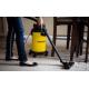 Upright Industrial Wet Dry Vacuum Systems Yellow Color 2.5 Gallon / 10 Litres