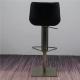 Elegant Black Adjustable 50x47x82cm High Bar Stool Chair