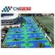 0.9mm Vertical Deformation and High Rebound and Soundproof and 1.4mpa Tensile Strength Silicon PU Basketball flooring