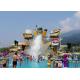 Aqua House Playground Adult Theme Park Pirate Ship / Amusement Water Slide