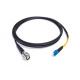 LSZH / TPU Jacket ODC - LC Fiber Optic Patch Cord With EMI Protection