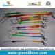 Rainbow Plastic Spiral Bungee Cord Coil Leash in Different Length w/Snap Hook&Mobile Phone Strap