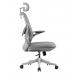 Leatherette Back Ergonomic Home Office Chairs With Lumbar Support