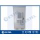 Double Wall Outdoor Telecom Cabinet IP55 PDU Aluminum Material With Front Access