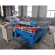 Color Steel Glazed Tile / Roofing Sheet Roll Forming Machine PLC Control