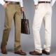 Classic Straight Style Custom Fit Formal Pants for Men Plus Size and Cotton Fabric