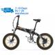 EU STOCK Foldable Electric Hybrid Fat Bike For Adults 1000w 48v X2000 Lithium Battery
