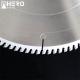 Low Friction Aluminum Cutting Circular Saw Blade Reasonable Tooth Shape