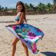 Transfer Print Microfiber Personalized Custom Beach Towel High Absorbency