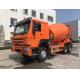 SINOTRUK HOWO Auto Loading Concrete Mixer 10 Wheeler 371hp 12m3