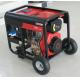 6KVA/5KW Air-Cooled Open Type Small Portable Diesel Generator Set Minimal vibration