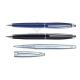 Push action ballpoint lightweight Metal Pens with dark purple anodised MT1069