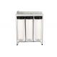 Water 4.5 x 20 Triple Floor Mount High Flow Filter System with clear sump