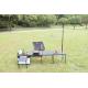 CCCBBQ Modular Folding Steel Camping Table With Basin