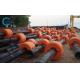 DN500 Yellow/Orange Impact Resistant HDPE Pipe Float Collars for Cable/Dredging Pipeline