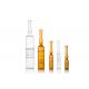 ISO standard glass medical amber  ampoule vials for medicine