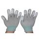 Flexible Esd Clean Room Gloves 20 - 50 G / Pair Knitted Wrist Washable
