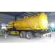 SINOTRUK 6M3 290hp Sewage Suction Truck EURO II Emission with 12.00R20 model Radial Tire Septic Tank Pumping Truck