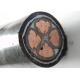 XLPE Insulation Low Voltage Power Cable , Copper Steel Tape Armoured Cable 4x16 Mm