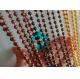 Metal Mesh Drapery Ball Bead Chain Curtain For Room Divider