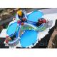 Huge Inflatable Water Parks With Cartoon Characters , Slides , Swimming Pools