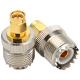 Male To UHF  SMA Coaxial Connector Adapter Copper Structure