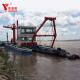 River Sand Excavation Cutter Suction Dredger 160 Tons Full Load Weight