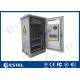 Waterproof 24U Single Wall Insulated Outdoor Telecom Cabinet  / Temperature Control Box