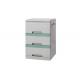3 Drawers Hospital Bed Accessories Locker With Dining Board