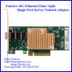 10Gbps Ethernet Fiber Optic Single Port Server Application NIC SFP+ Network Adapter, SFP+ Slot