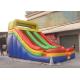 Rainbow Giant Double Lane Commercial Inflatable Slide For Kids And Children