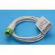 Compatible Spacelabs 5 leads ECG trunk cable, 700-0008-06, 17 pin