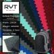 Trilobal Cationic Dyed Poly Oxford Fabric PVC Coated 100% Polyester