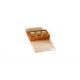 Brown PU Leather Magnetic Travel Watch Case Eco-friendly Material