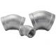 1/4-4 150PSI SS304 SS316 Stainless Steel Threaded Fittings 45 Deg Elbow