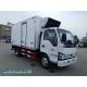 N Series ISUZU Reefer Truck 130hp Cold Truck Delivery Sliding Doors