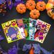 Oil Glue Cute Halloween Stickers Witch Bumper Stickers Environmental Protection