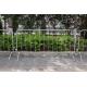 Temporary Road Safety Traffic Crowd Control Barrier Fence Galvanized