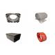 6061 6063 Aluminium Cnc Manufacture Part Profile Case For Housing Zinc Galvanize