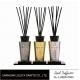 Luxury Room Aromatherapy Reed Diffuser With Black Top Cover , Screen Printing