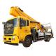 45m aerial lift work trucks with telescopic boom truck mounted aerial working platform