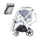 PVC Stroller Rain Cover Universal Stroller Accessory Baby Travel Weather Shield Windproof Protect From Dust