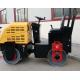 1T Two Drum  Vibratory Road Roller Compactor Electronic Watering Rust Resistant